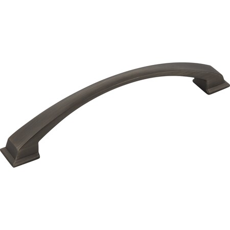 Jeffrey Alexander 160 mm Center-to-Center Brushed Pewter Arched Roman Cabinet Pull 944-160BNBDL